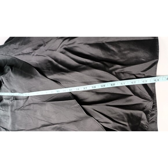 Jessica McClintock Maxi Skirt Gothic Steampunk Sz 12 Vintage Black Layers Bustle - Picture 15 of 15